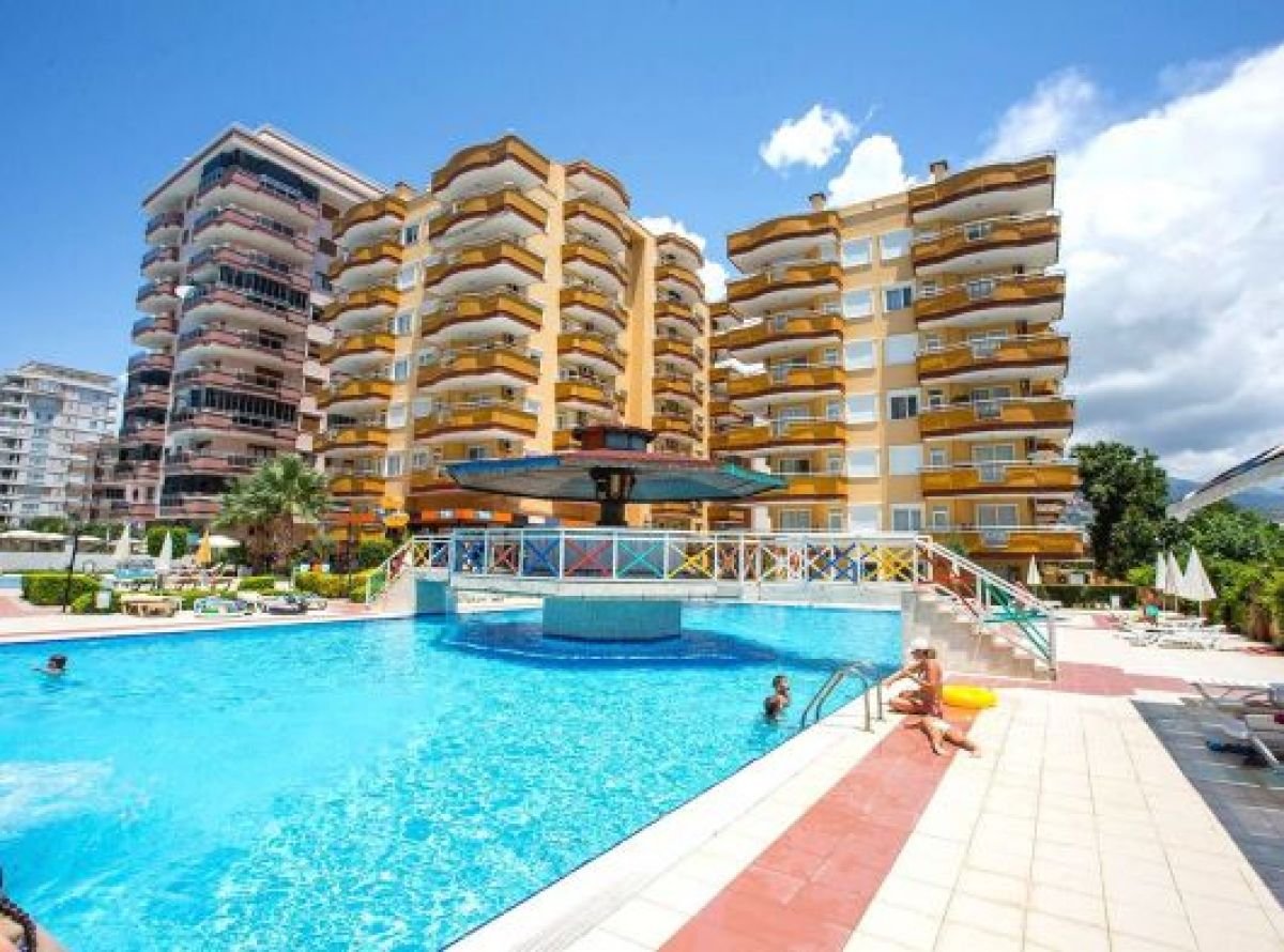 2 Schlafzimmer Residenz Wohnung Alanya 1255